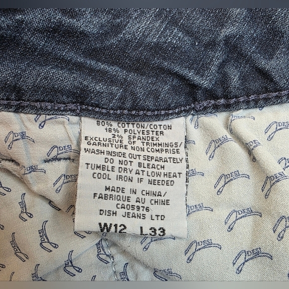 Desi Slouchy Straight Leg Womens Jeans 30 Waist/ 33 Leg - Picture 7 of 12